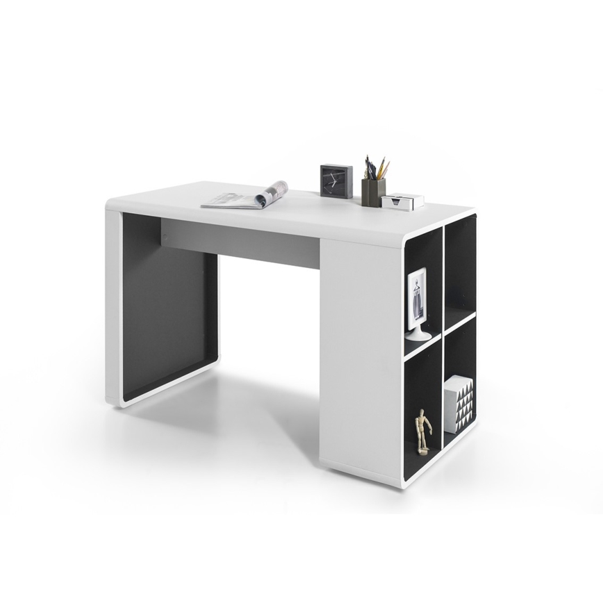 Bureau TEO blanc/anthracite