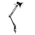 Bureaulamp met klem WORKER 1xE27/10W/230V zwart