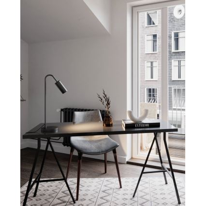 ByRydens - Lampe de table CURVE 1xGU10/7W/230V noire