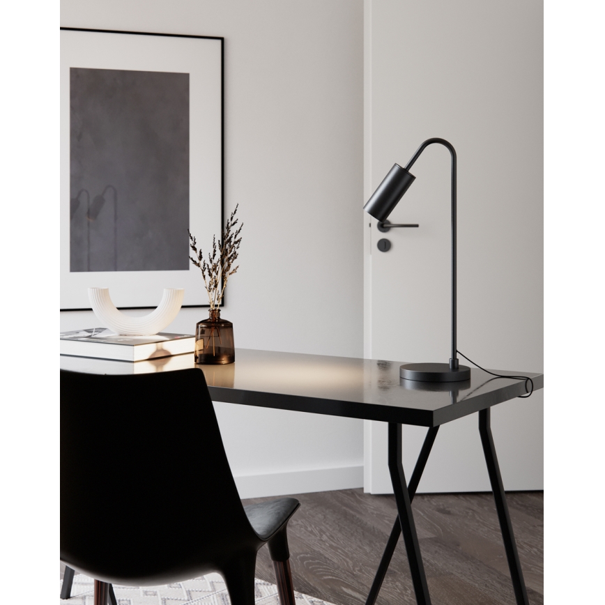 ByRydens - Tafellamp CURVE 1xGU10/7W/230V zwart