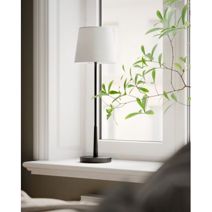 ByRydens - Lampe de table LUMI 1xE27/8W/230V blanc/noir 68,5 cm