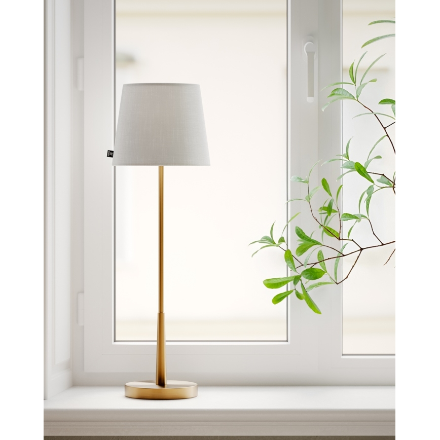 ByRydens - Lampe de table LUMI 1xE27/8W/230V blanc/doré 68,5 cm