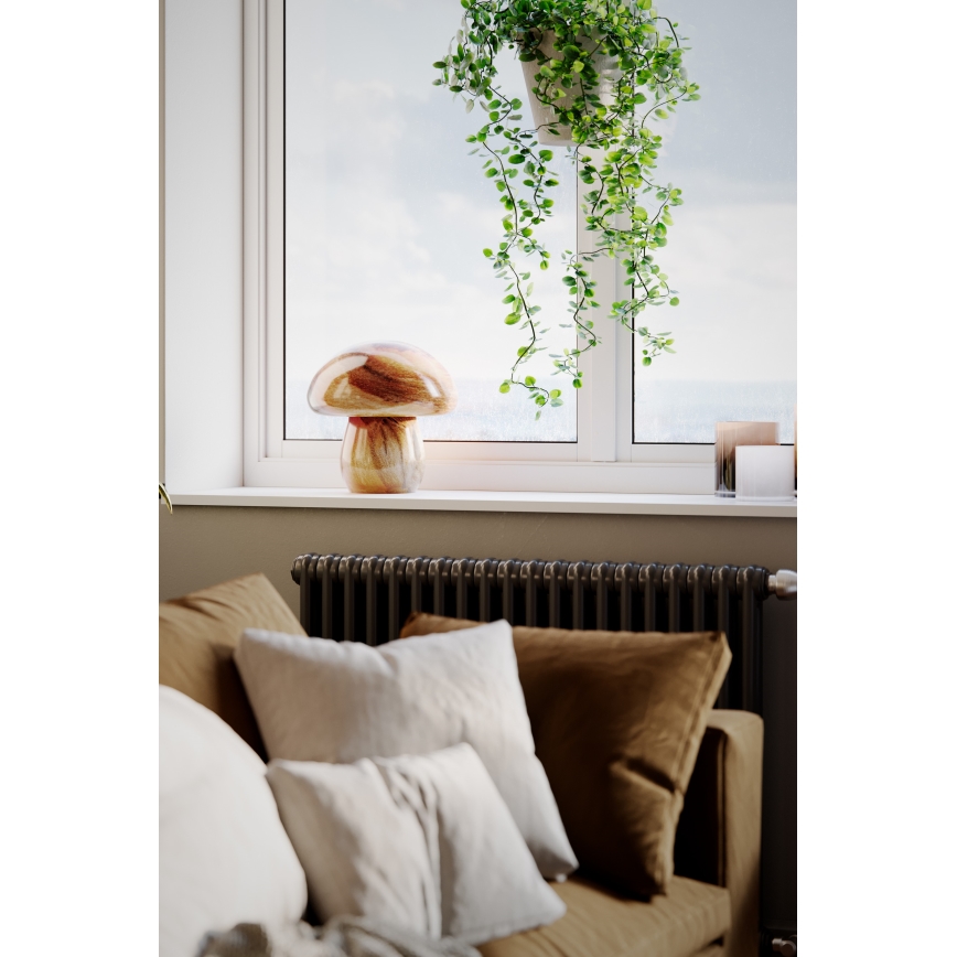 ByRydens - Lampe de table MIRA MUSHROOM 1xE27/8W/230V marron