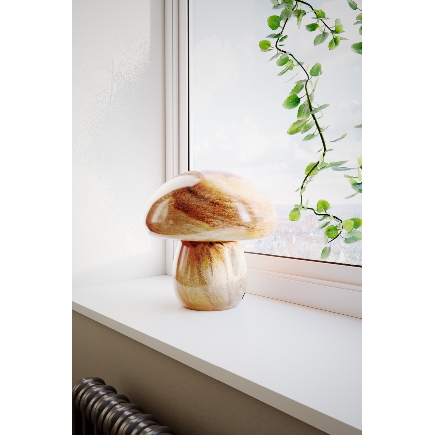 ByRydens - Tafellamp MIRA MUSHROOM 1xE27/8W/230V bruin