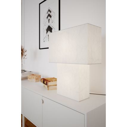 ByRydens - Tafellamp iSQUARE 1xE27/8W/230V wit