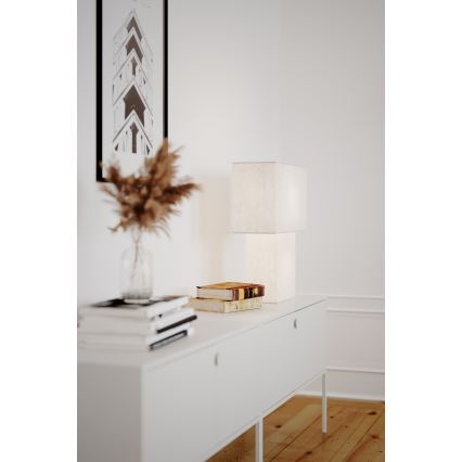 ByRydens - Tafellamp iSQUARE 1xE27/8W/230V wit