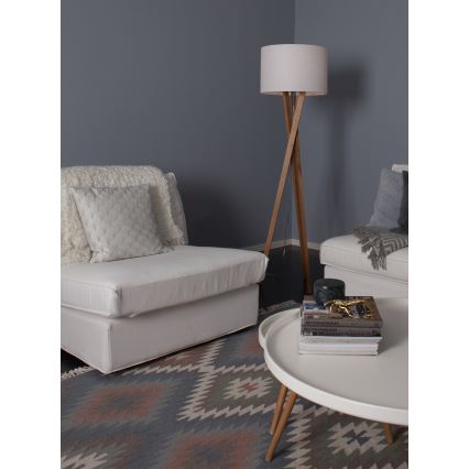 ByRydens - Staande Lamp VEGA 1xE27/5W/230V beige/wit