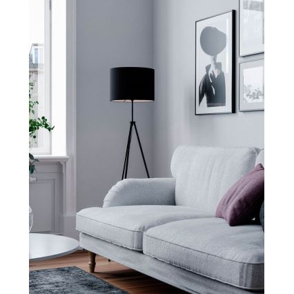 ByRydens - Vloerlamp RINA 1xE27/5W/230V zwart