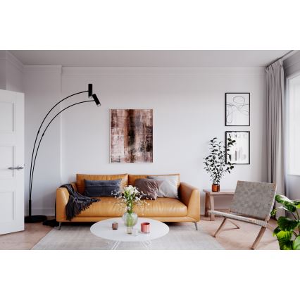 ByRydens - Staande Lamp PULS 2xGU10/5W/230V zwart