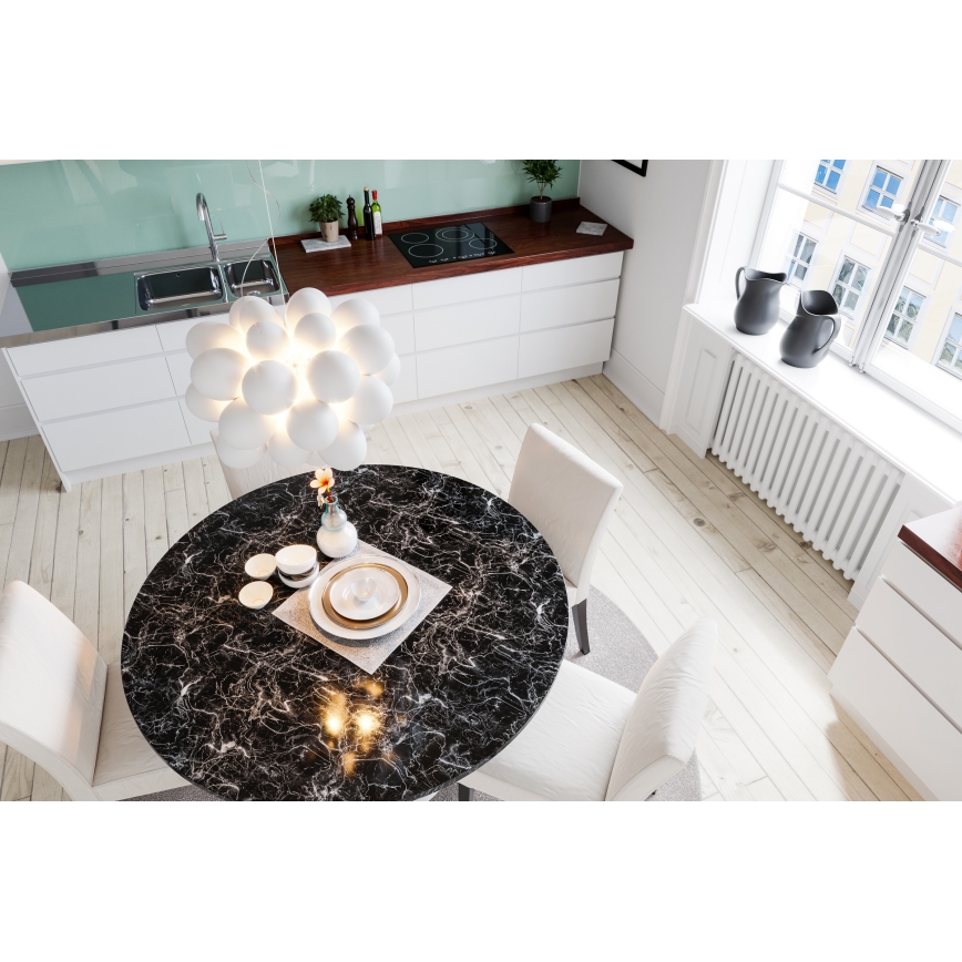 ByRydens - Suspension filaire GROSS 8xG9/4W/230V blanc d. 50 cm