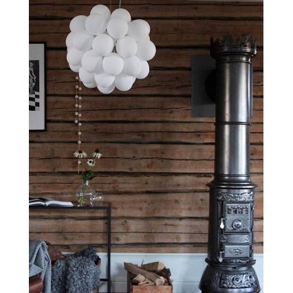 ByRydens - Suspension filaire GROSS 8xG9/4W/230V blanc d. 50 cm