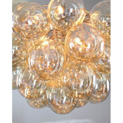 ByRydens - Hanglamp aan een koord GROSS 8xG9/4W/230V gerookt/bruin diameter 50 cm