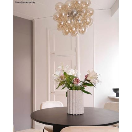 ByRydens - Suspension filaire GROSS 8xG9/4W/230V fumé/marron d. 50 cm