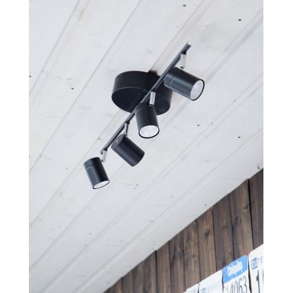 ByRydens - Spot CORRECT 4xGU10/7W/230V zwart