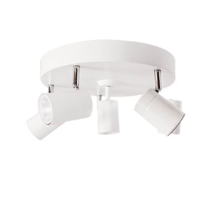 ByRydens - Plafonnier CORRECT 5xGU10/7W/230V blanc Ø 30 cm