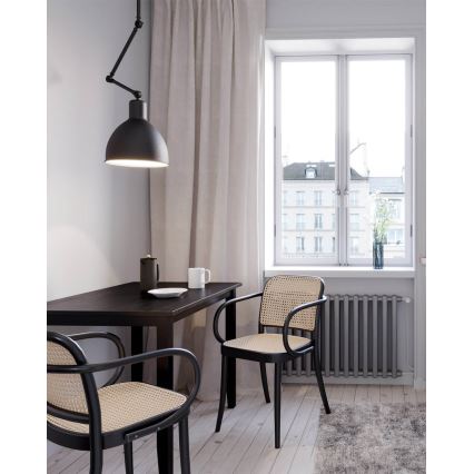 ByRydens - Suspension sur tige BAZAR 1xE27/5W/230V noire