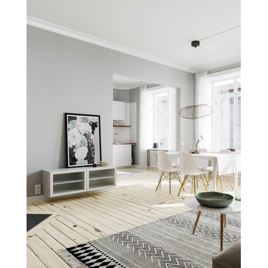 ByRydens - LED Hanglamp aan een koord HAYDEN LED/15W/230V zwart