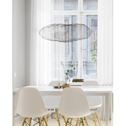 ByRydens - Suspension filaire HAYDEN LED/15W/230V noir