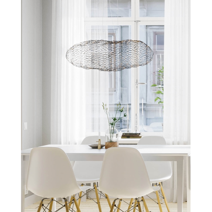 ByRydens - Suspension filaire HAYDEN LED/15W/230V noir