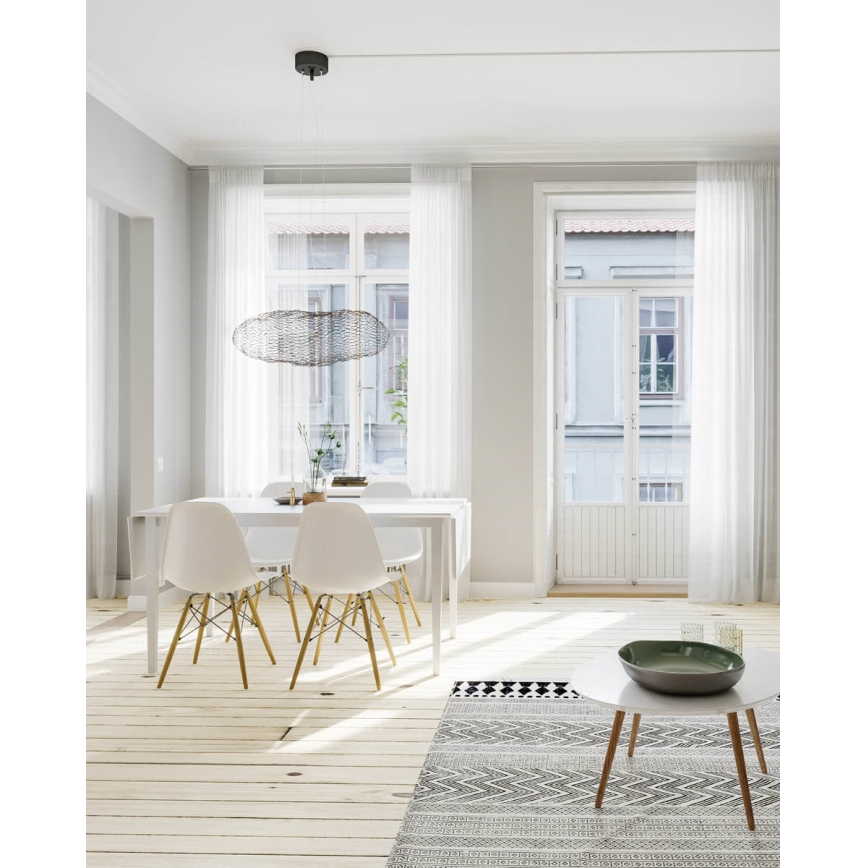ByRydens - Suspension filaire HAYDEN LED/15W/230V noir