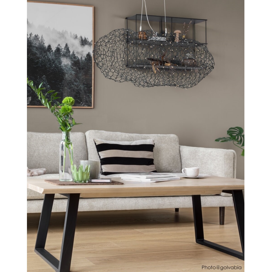 ByRydens - Suspension filaire HAYDEN LED/15W/230V noir
