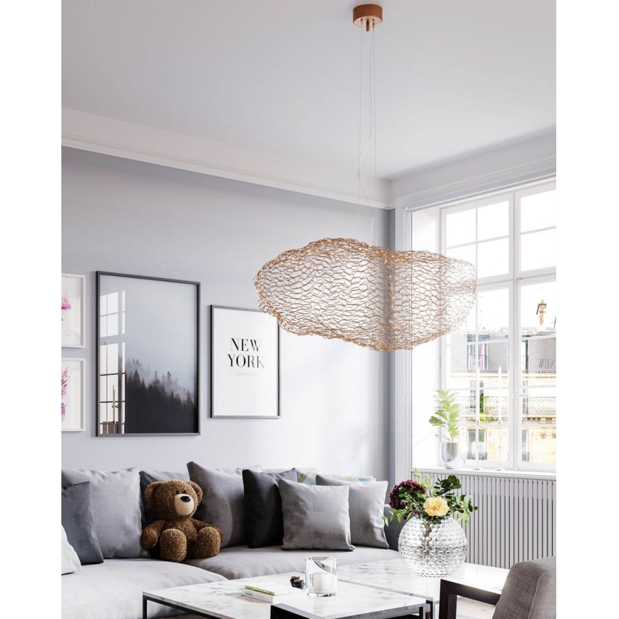 ByRydens - Suspension filaire HAYDEN LED/15W/230V doré