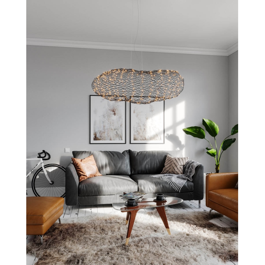 ByRydens - LED Hanglamp aan een koord HAYDEN LED/20W/230V zwart