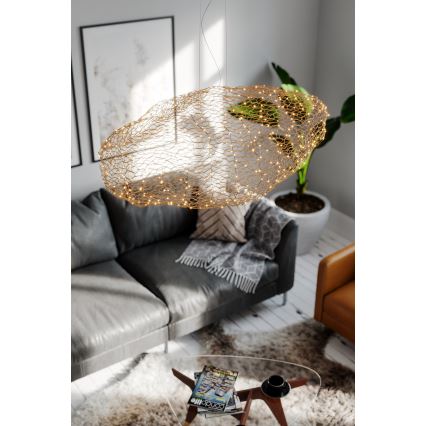ByRydens - LED Hanglamp aan een koord HAYDEN LED/20W/230V goud