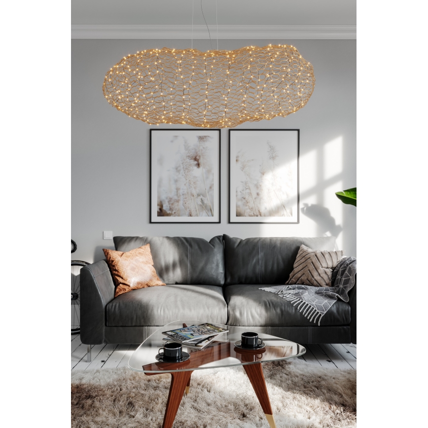 ByRydens - LED Hanglamp aan een koord HAYDEN LED/20W/230V goud