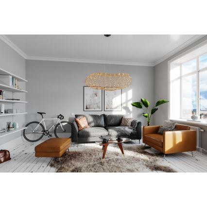 ByRydens - LED Hanglamp aan een koord HAYDEN LED/20W/230V goud