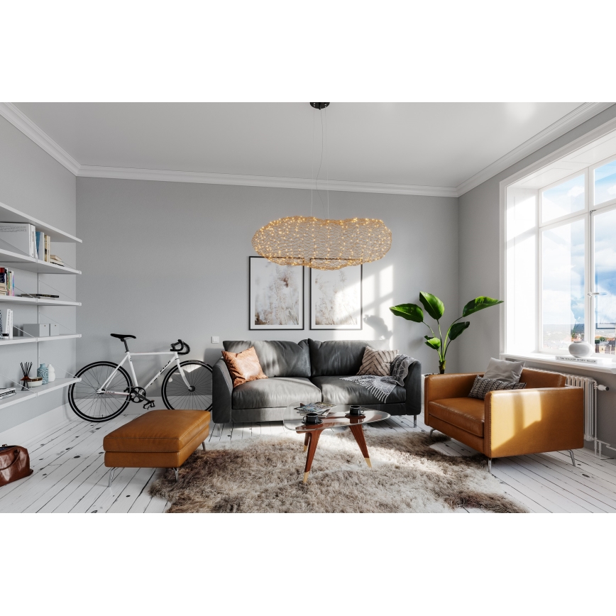 ByRydens - Suspension filaire HAYDEN LED/20W/230V doré