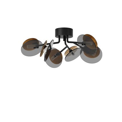 ByRydens - Plafonnier TURNO 6xG9/4W/230V doré/noir