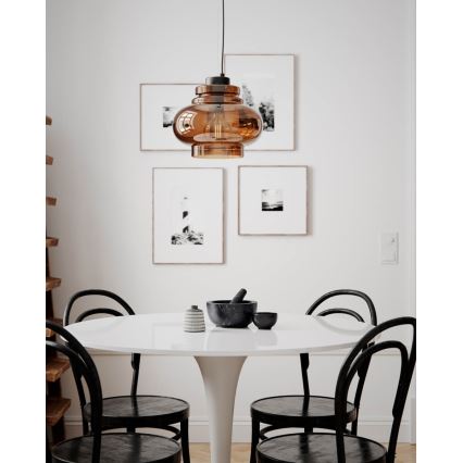 ByRydens - Hanglamp aan snoer DOLORES 1xE27/5W/230V