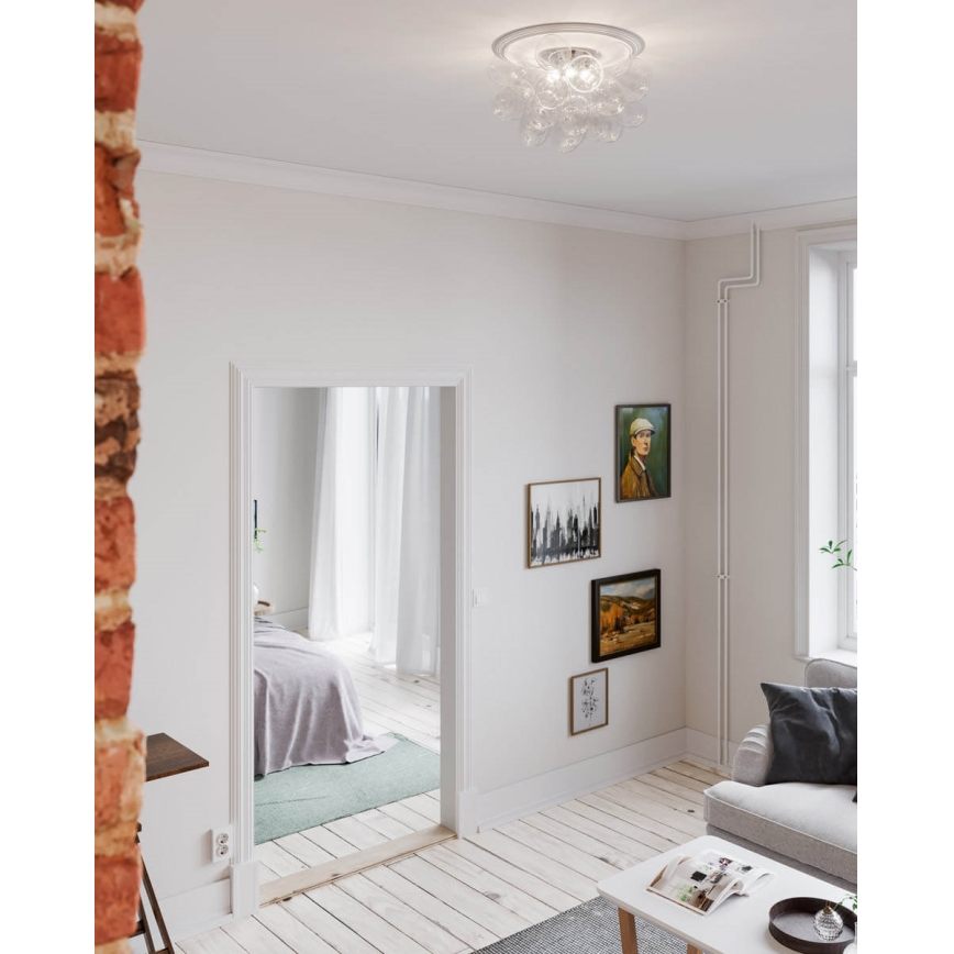 ByRydens - Plafonnier GROSS 6xG9/5W/230V transparent d. 50 cm