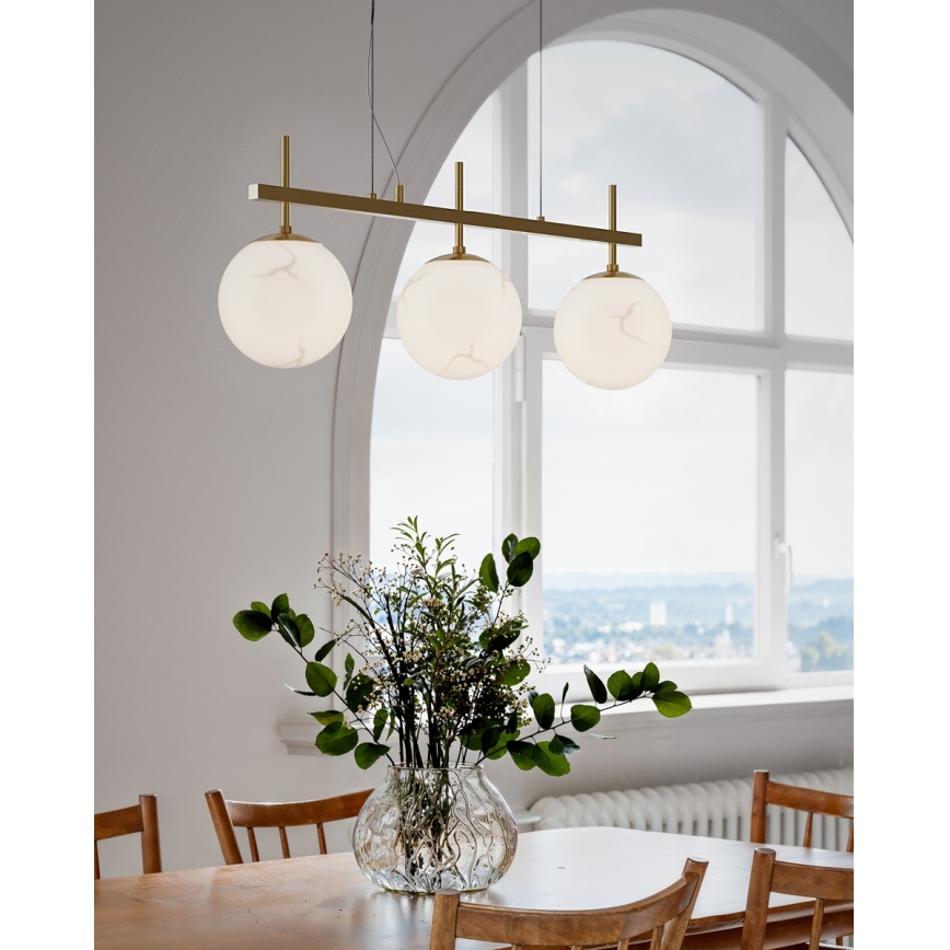 ByRydens - BELLAGIO hanglamp aan kabel 3xE27/8W/230V
