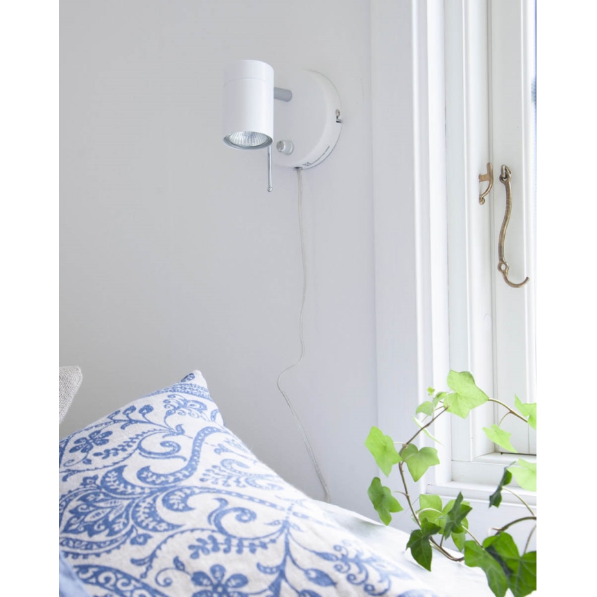 ByRydens - Spot mural à intensité variable CORRECT 1xGU10/7W/230V blanc