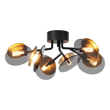 ByRydens - Bevestigde hanglamp TURNO 6xG9/4W/230V goud/zwart