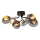 ByRydens - Bevestigde hanglamp TURNO 6xG9/4W/230V goud/zwart