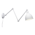 ByRydens - Dimbare wandlamp BAZAAR 1xE27/5W/230V wit