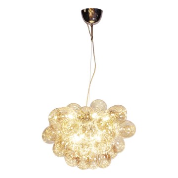 ByRydens - Hanglamp aan een koord GROSS 8xG9/4W/230V gerookt/bruin diameter 50 cm