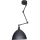 ByRydens - Hanglamp met stang BAZAR 1xE27/5W/230V zwart