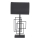 ByRydens - Lampe de table PARAGON 1xE27/5W/230V noire