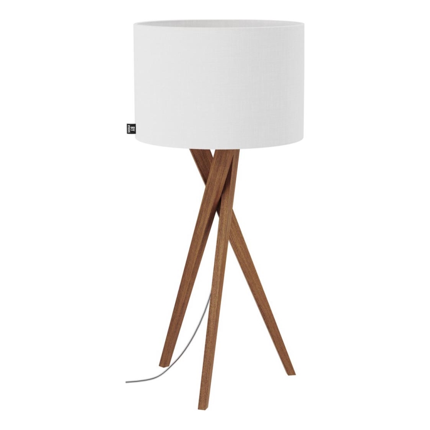 ByRydens - Lampe de table VEGA 1xE27/8W/230V blanche/chêne