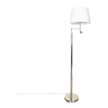 ByRydens - LED Vloerlamp ORLANDO 1xE27/5W/230V + LED/3W wit/goud Ø 36 cm