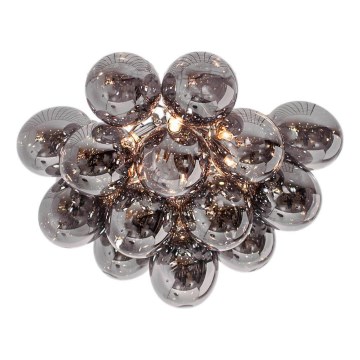 ByRydens - Plafondlamp GROSS 6xG9/5W/230V gerookt/zwart diameter 50 cm