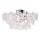 ByRydens - Plafondlamp MONARQUE 3xE27/5W/230V doorzichtig diameter 51 cm