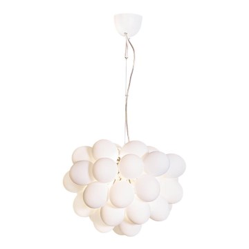 ByRydens - Suspension filaire GROSS 8xG9/4W/230V blanc d. 50 cm