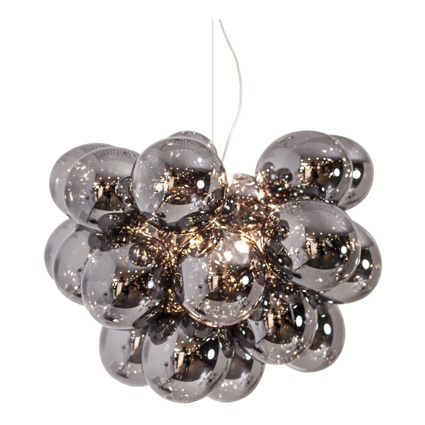 ByRydens - Suspension filaire GROSS GRANDE 8xG9/4W/230V fumé/noir d. 62 cm