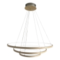 ByRydens - Suspension LED sur câble TRIONE LED/45W/230V, beige, Ø 80 cm