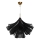 ByRydens - Suspension sur câble JULIETTE 1xE27/8W/230V noire
